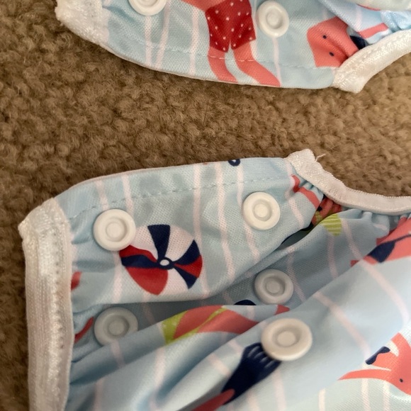 Bambi & Boo-Reusable baby Swim Diapers, 1 Pack (S & L), 10-40 lbs. open bag. New - Picture 6 of 10